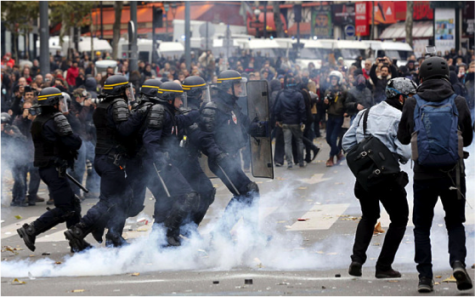 Tear Gas Used to Control Protests
