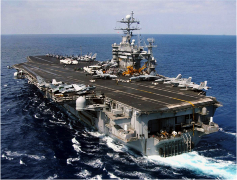 Unguided Iranian Missiles Land in the Vicinity of Western Ships