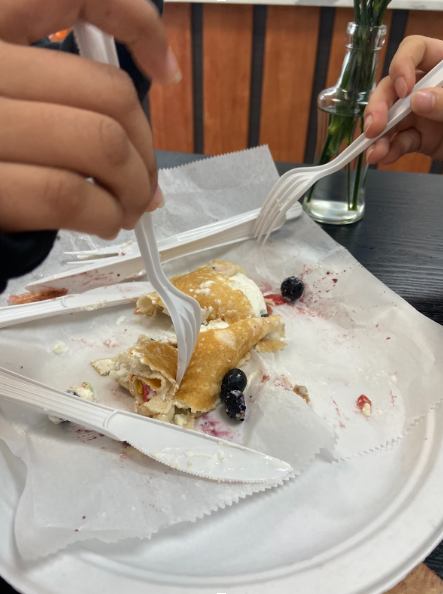 Around 4 minutes after we ordered the Berry Delight Crepe! 